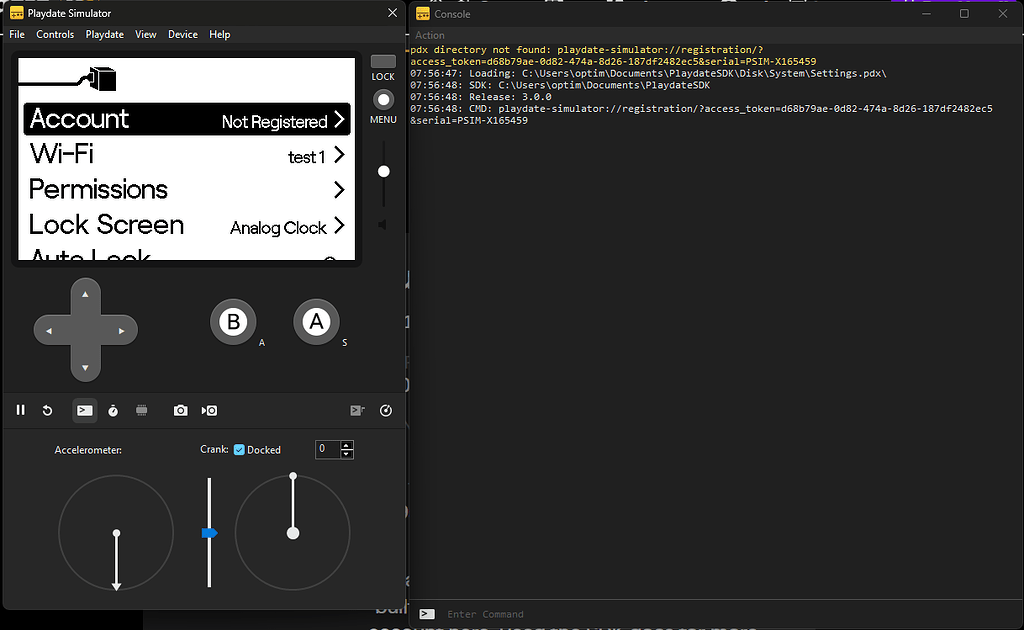 Can't Register Simulator SDK 3.0.0 Windows - Playdate Developer Forum