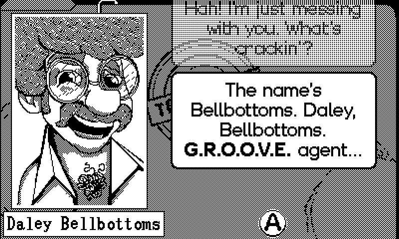 Conversation between two characters